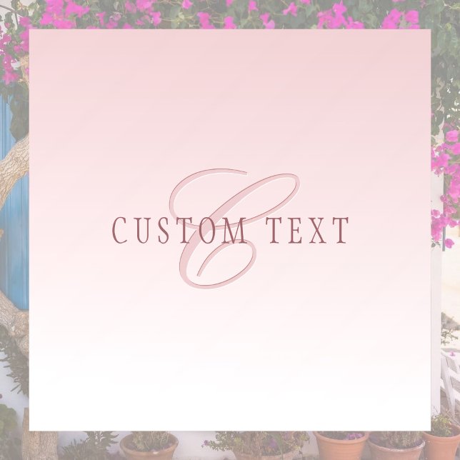 Elegant Lettering & Monogram | Rose Ombre (Creator Uploaded)