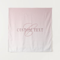 Elegant Lettering & Monogram | Rose Ombre