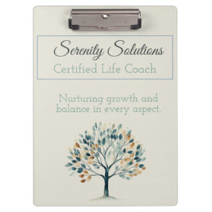 Elegant Life Coach Clipboard