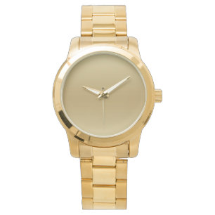 Elegant Light Gold Teal Men's Watch