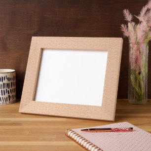 Elegant Light Grey Floral Pattern Laser Etched Frames