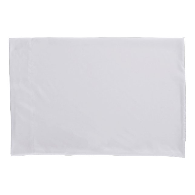 Elegant Light Lavender Solid Colour Pillowcase (Front-Left)