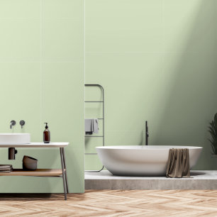 Elegant Light Mint Green Green Solid Colour Bedroo Wallpaper