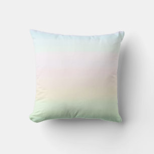 Elegant Light Pastel Colours Gradient Cushion