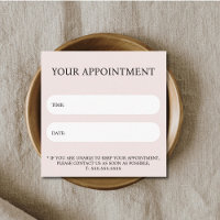 Elegant Light Pastel White Bold Salon
