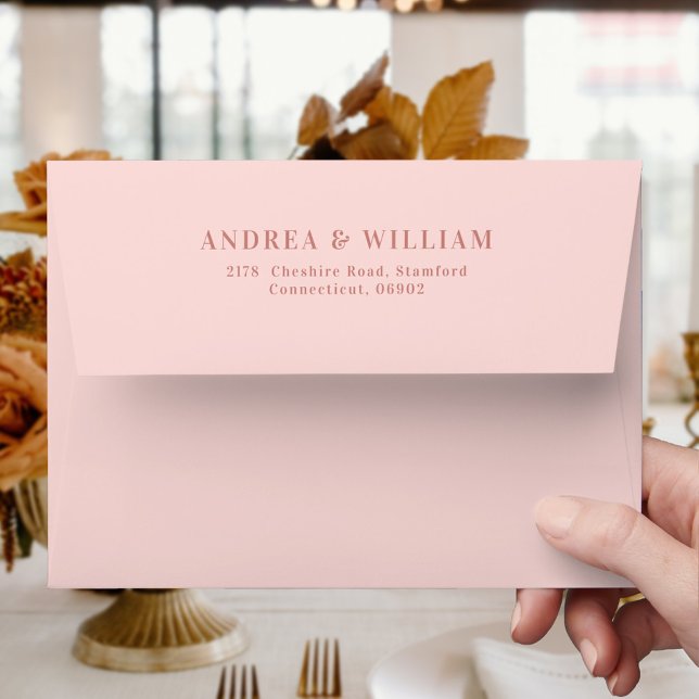 Elegant Light Pink Wedding  Envelope (Creator Uploaded)