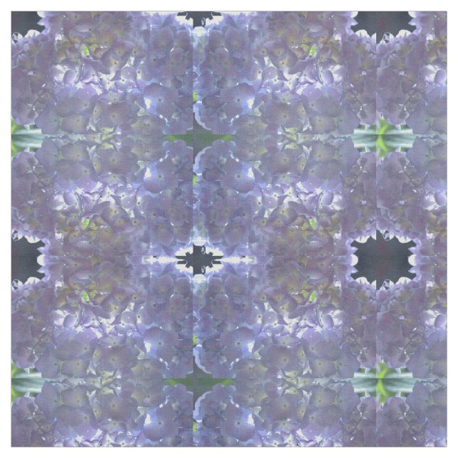 elegant light purple floral Lavender Hydrangea Fabric (Swatch)