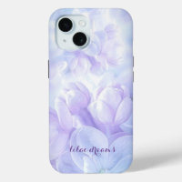 Elegant Light Purple Lilac Flowers Design