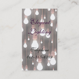 Elegant Lighting Business Card