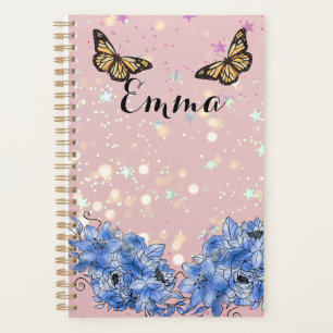 Elegant Lilac Bouquet Planner