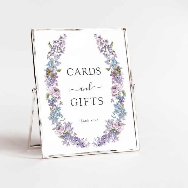 Elegant Lilac Cards and Gifts Poster (Elegant Lilac Cards and Gifts Poster by Painted Paperie
)