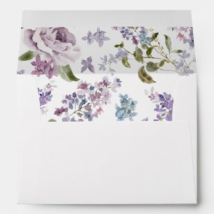 Elegant Lilac Graduation Envelope