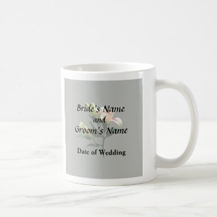 Elegant Lily and Buds Wedding Products Coffee Mug