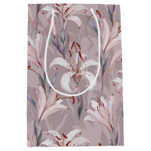 Elegant Lily Gift Bag – Floral Present Packaging