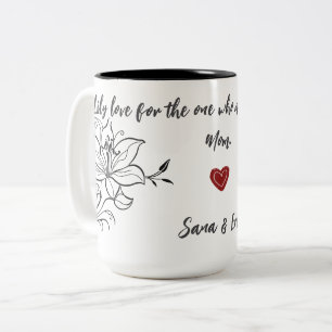 Elegant Lily Mother’s Day Mug Gift