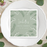 Elegant Lily of the Valley Garden Bridal Shower Napkin<br><div class="desc">Elegant Lily of the Valley Garden Bridal Shower</div>