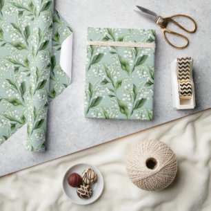 Elegant Lily of the Valley Wrapping Paper