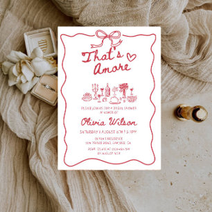 Elegant Line Art Bridal Shower Party Invitation