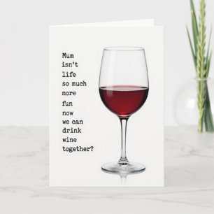 Elegant Liquid Mothers Day Card