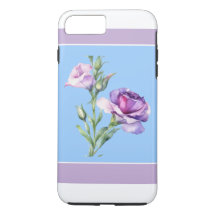 Elegant Lisianthus Blue iPhone 8/7 Plus Case