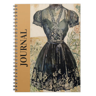 Elegant Little Black Dress (LBD) Jennifer Notebook
