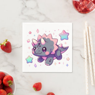 Elegant Little Dinosaur Baby Shower Napkin