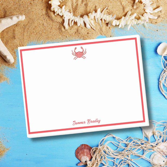 Elegant Lobster Personalised  Post-it Notes (Creator Uploaded)