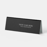Elegant Logo Employee Name, Profession