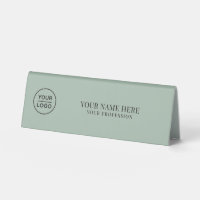 Elegant Logo Employee Name, Profession