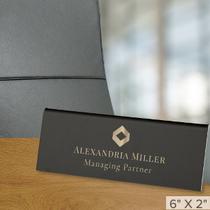 Elegant Logo Name Position