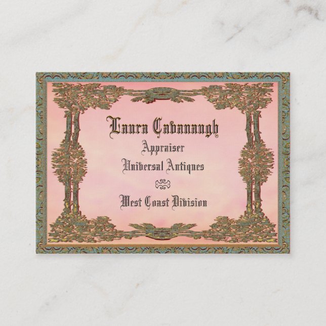 Elegant Lola Business Card (Front)