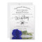 Elegant Long Stemmed Royal Blue Rose Wedding