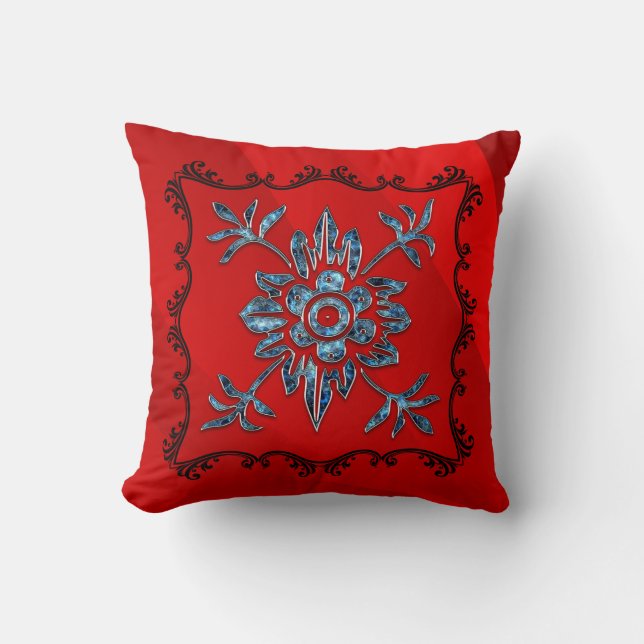 elegant look throw pillow (Front)