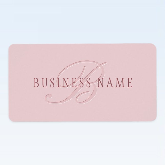 Elegant Looking Monogram | Rose Gold Label (Creator Uploaded)