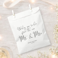 Elegant Lottery Ticket Wedding Favour Bag
