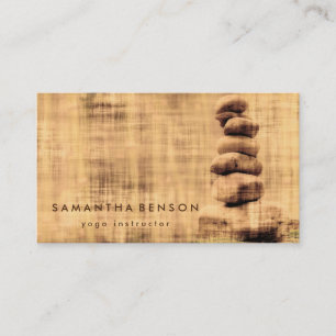 Elegant Lotus Flower Buddha Zen Logo Yoga Business Business Card