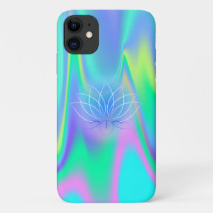 Elegant Lotus Holographic iPhone 11 Case