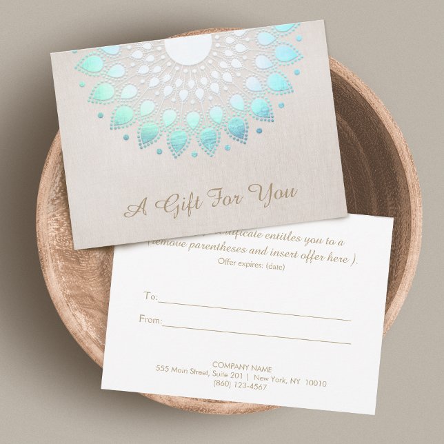 Elegant Lotus Salon and Spa Gift Certificate (Creator Uploaded)