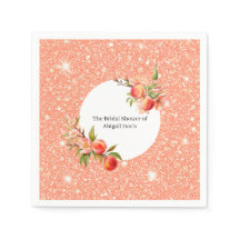 Elegant Love as Sweet as a Peach Bridal Shower 
