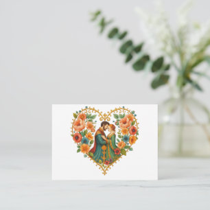 Elegant Love Heart Card