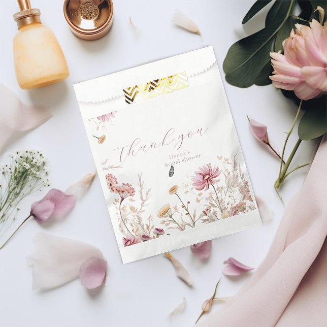 Elegant Love in bloom Bridal shower   Favour Bag (Creator Uploaded)