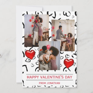 Elegant Love Romantic Valentines Day Couple Photo Card