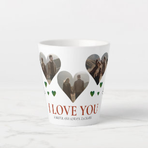 Elegant Love valentine's day couple 3 photo Name L Latte Mug