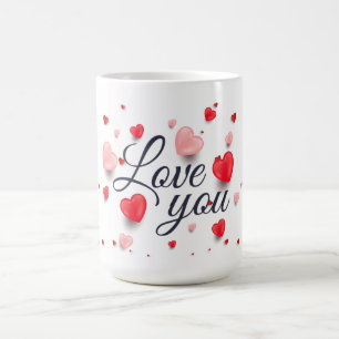 Elegant Love You For Valentine's Day  Coffee Mug