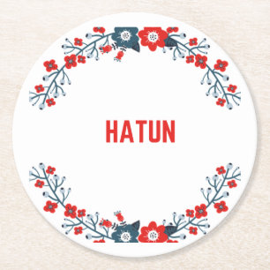 Elegant Luxurious Paper Coasters