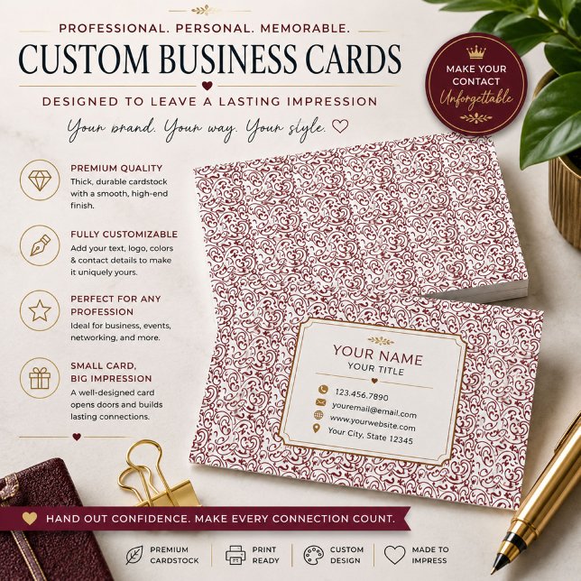 Elegant Luxury Boutique Business Cards (Creator Uploaded)