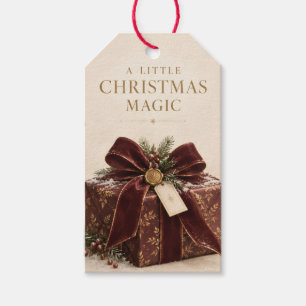 Elegant Luxury Christmas ,Beautiful Gift Box Style Tags