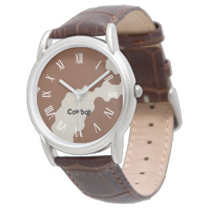 Elegant Luxury Faux Cow Leather Popular Collection Watch