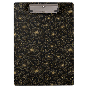 Elegant Luxury Floral Seamless Clipboard