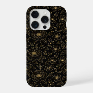 Elegant Luxury Floral Seamless iPhone 15 Pro Case
